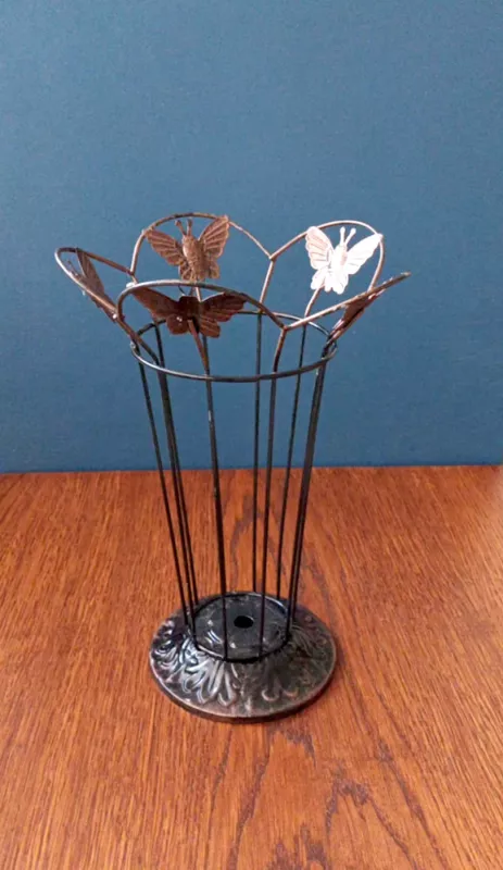 Metalinis stovas-dėklas, aukštis 22cm - , namai ir interjeras 2