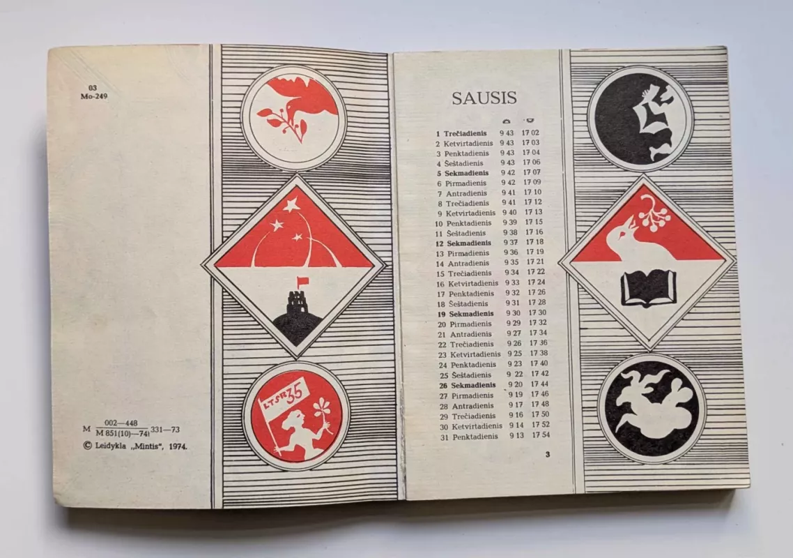 Moters kalendorius 1975 - Autorių Kolektyvas, knyga 4