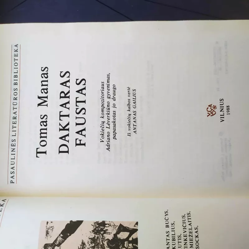 Daktaras Faustas - Tomas Manas, knyga 4