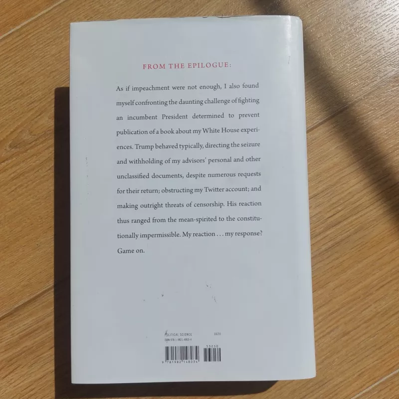 The room where it happened - John Bolton, knyga 3