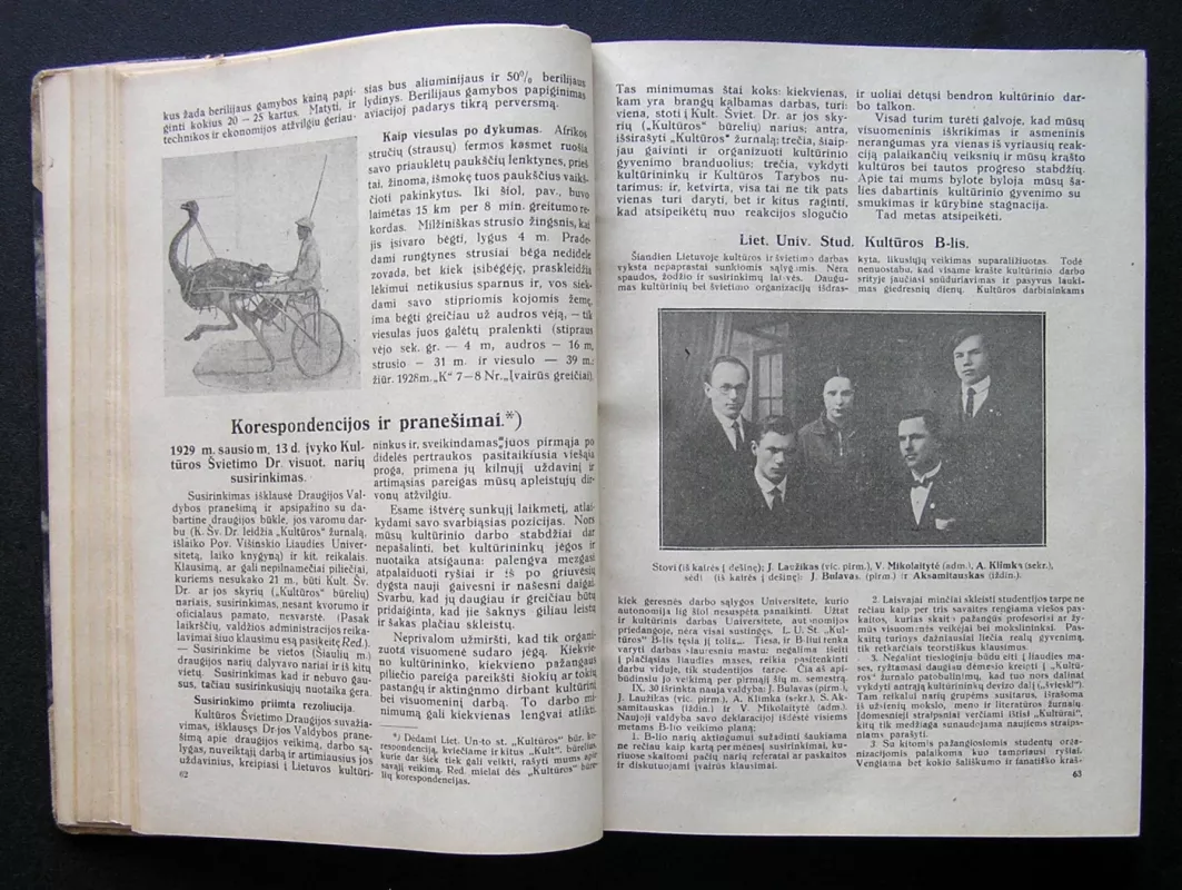 Kultūra. 1929 m. Nr. 1 – Nr. 12 - Redaktorius: P. Bugailiškis, knyga 4