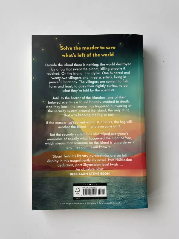 The last murder at the end of the world - Stuart Turton, knyga 3