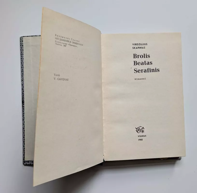 Brolis Beatas Serafinis - Virdžilijus Skapinas, knyga 3