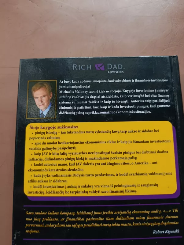 Investavimo į auksą ir sidabrą vadovas+DVD - Michael Maloney, knyga 6