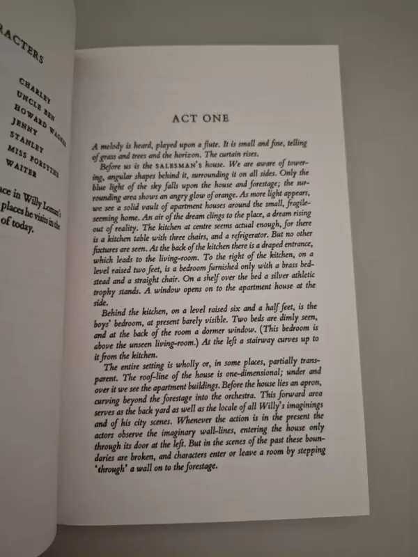 Death of a Salesman - Arthur Miller, knyga 3