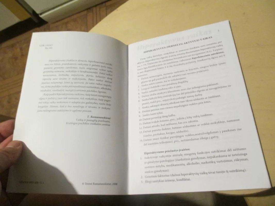 Hiperaktyvus vaikas - Autorių Kolektyvas, knyga 5