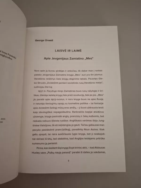 Mes - Jevgenij Zamiatin, knyga 4