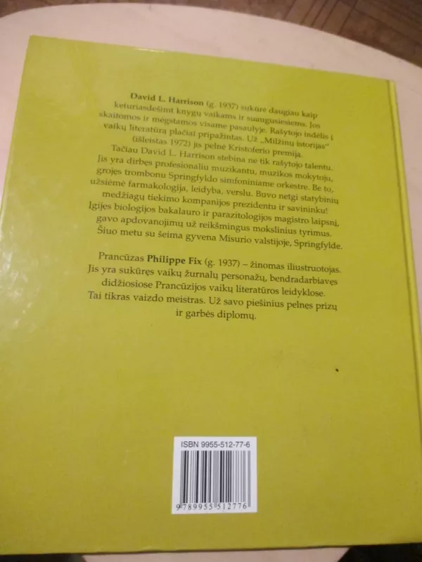 Milžinų istorijos - David L. Harrison, knyga 4