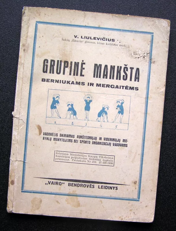 Grupinė mankšta berniukams ir mergaitėms - Vincentas Liulevičius, knyga 2
