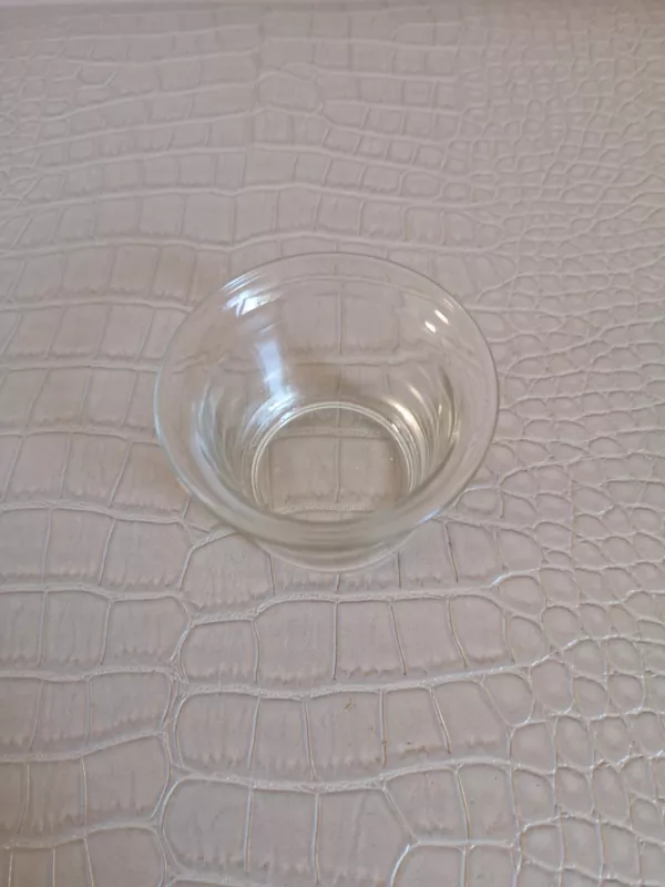 Skaidraus stiklo žvakidė arbatinei žvakutei - , namai ir interjeras 3