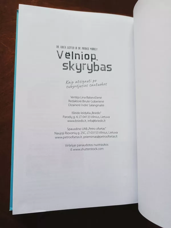 Velniop skyrybas. Kaip atsigauti po subyrėjusios santuokos - Erica Slotter, knyga 4
