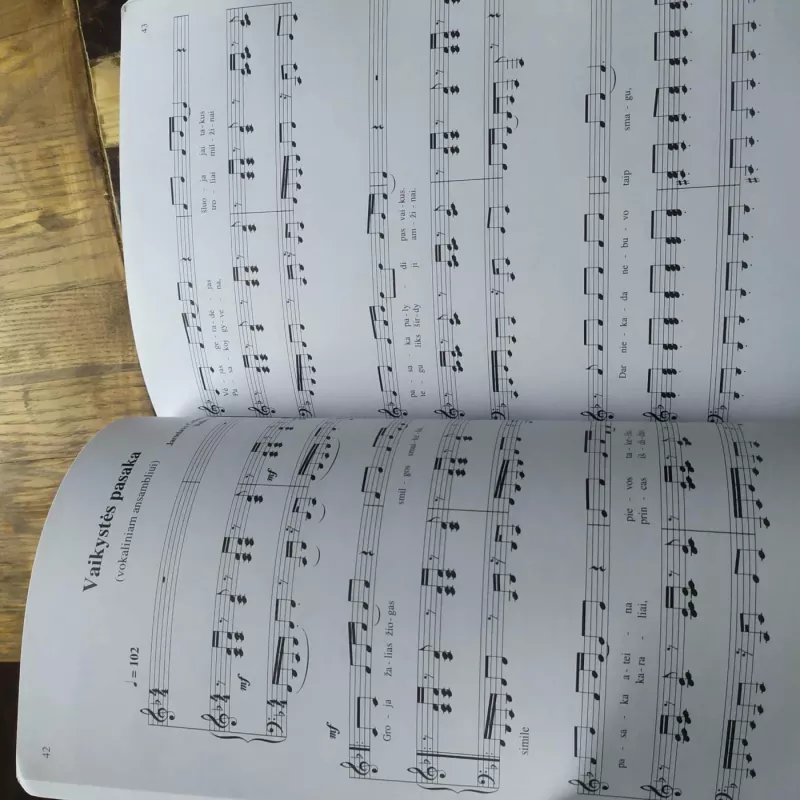 Garsų mozaika. Dainos solo ir vokaliniams ansambliams - autorių kol, knyga 4