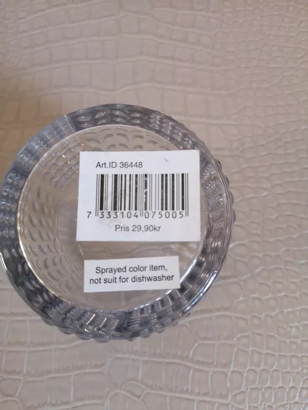 Stiklinės tipo skaidraus stiklo žvakidė - , namai ir interjeras 5