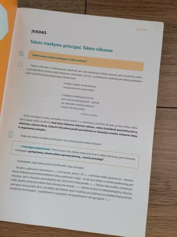 Vadovėlis 9 klasei lietuviu kalbos vadovelis lingua - Audronė Janickienė, knyga 6