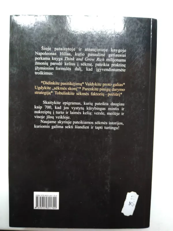 Tikėk sėkme ir būk turtingas - Napoleon Hill, knyga 2