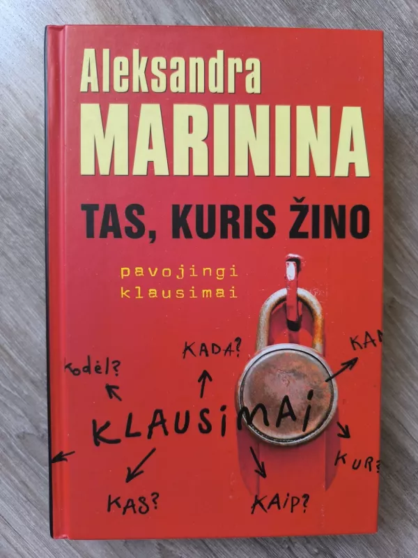 Tas, kuris žino. Pavojingi klausimai - Aleksandra Marinina, knyga 2