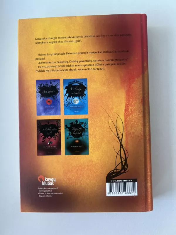 Nakties žvaigždė. Ciklo „Nemirtingieji 5-toji knyga“ - Alyson Noël, knyga 3