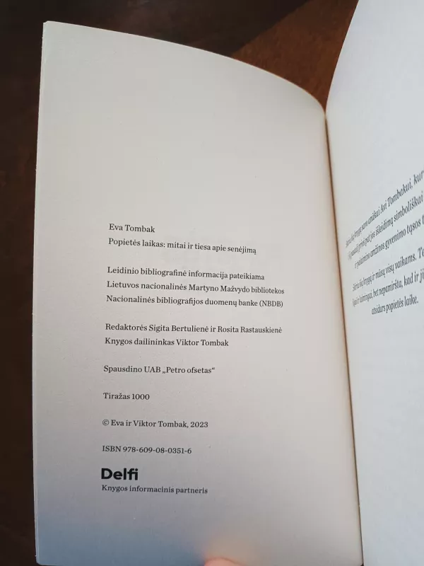 Popietės laikas - Eva Tombak, knyga 4