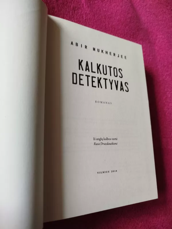 Kalkutos detektyvas : romanas - Abir Mukherjee, knyga 3