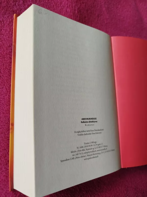 Kalkutos detektyvas : romanas - Abir Mukherjee, knyga 5