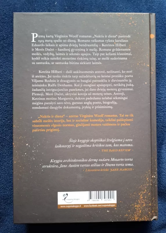 Naktis ir diena - Virginia Woolf, knyga 3