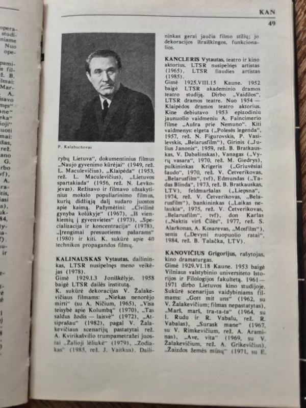 Lietuvos kinematografininkai - Laimonas Tapinas, knyga 4