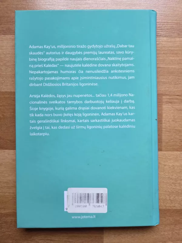 Naktinę pamainą prieš Kalėdas - Adam Kay, knyga 3