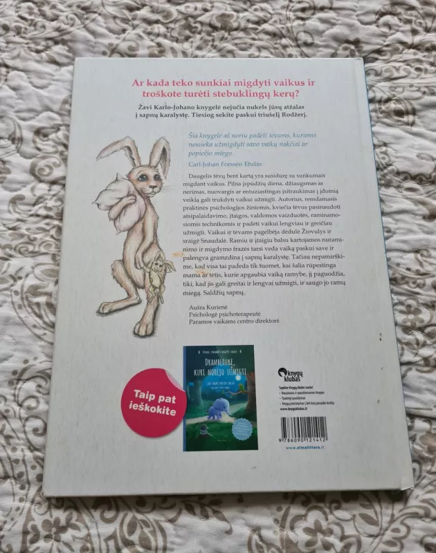 Triušelis, kuris norėjo užmigti - Carl-Johan Forssén Ehrlin, knyga 3