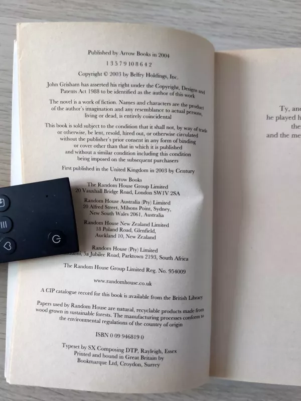 Bleachers - John Grisham, knyga 3