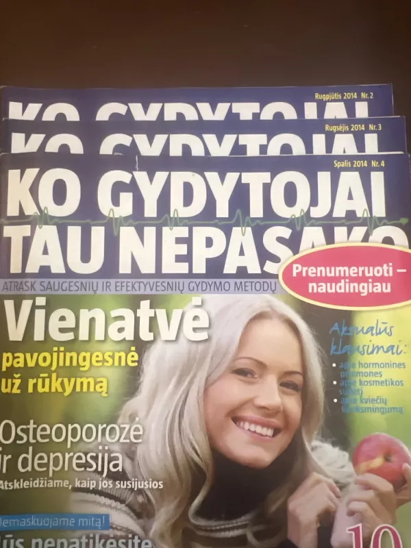 Ko gydytojai tau nepasako - Autorių kolektyvas (įvairūs), knyga 6