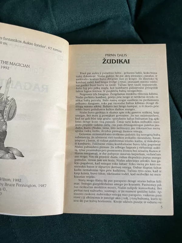 Raganius (Pasaulinės fantastikos aukso fondas Nr 67) - Colin Wilson, knyga 3