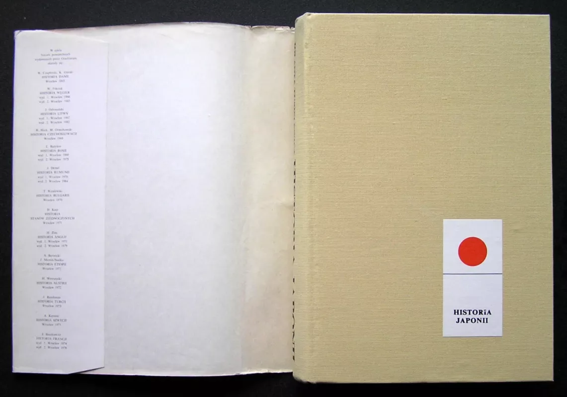Historia Japonii (knyga lenkų kalba) - Jolanta Tubielewicz, knyga 3
