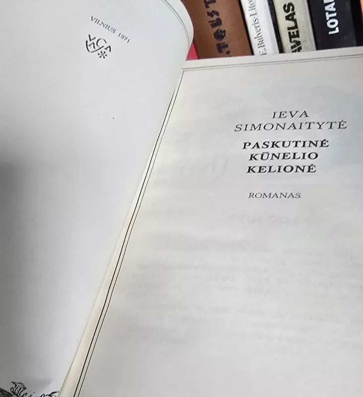 Paskutinė kūnelio kelionė - Ieva Simonaitytė, knyga 3