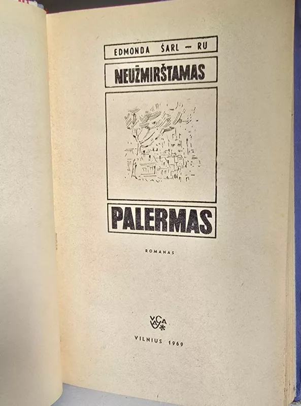 Neužmirštamas Palermas - Edmonda Šarl-Ru, knyga 3