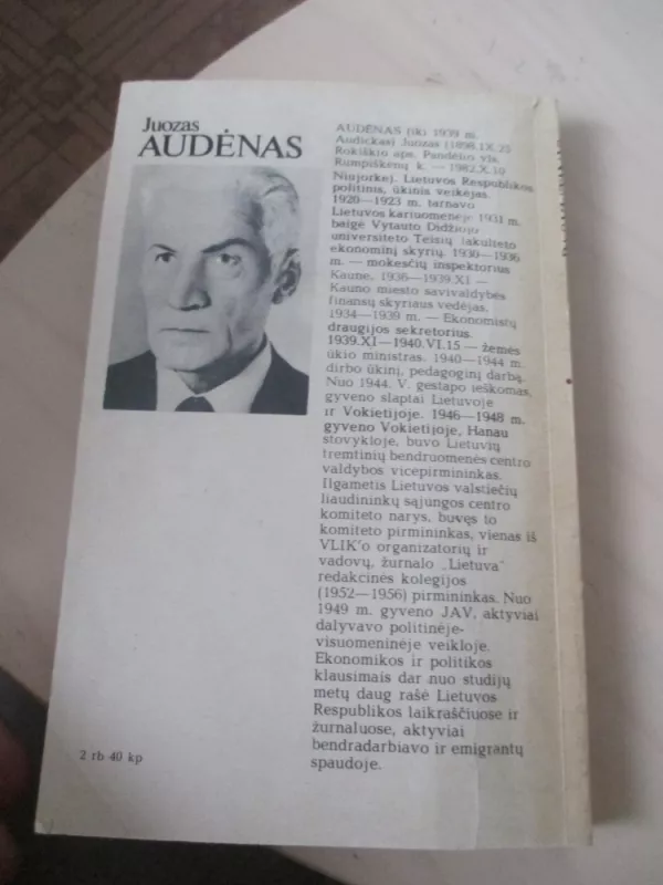 Paskutinis posėdis - Juozas Audėnas, knyga 5