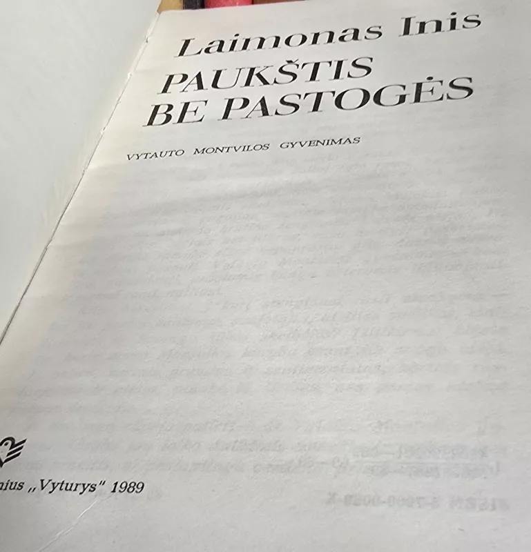 Paukštis be pastogės - Laimonas Inis, knyga 3