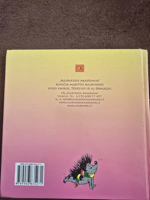 Miglė, Ramas ir Ežiukas Ajurvedos šalyje - Agnė Tarvydaitė, knyga 3