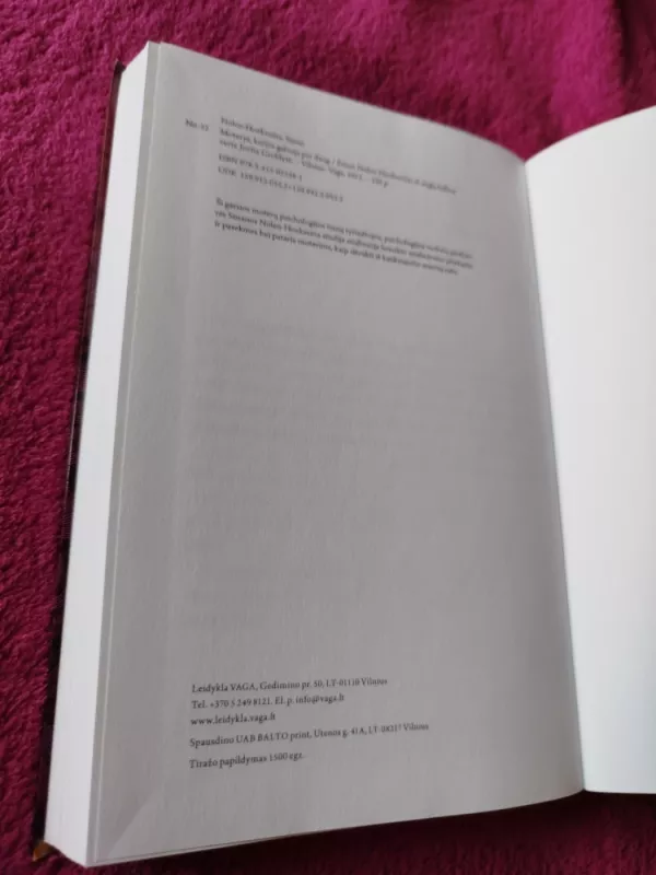 Moterys, kurios galvoja per daug - Susan Nolen-Hoeksema, knyga 5