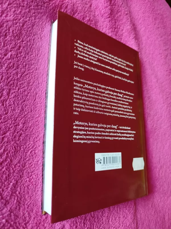 Moterys, kurios galvoja per daug - Susan Nolen-Hoeksema, knyga 6