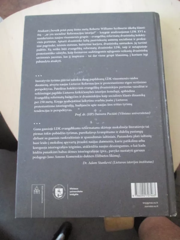 Tarp pašaukimo ir profesijos. Evangelikų reformatų dvasininkai Lietuvos Didžiojoje Kunigaikštystėje XVI–XVIII amžiuje - Aivaras Ragauskas, knyga 5