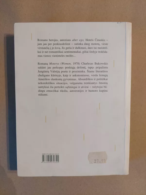 Moterys - Charles Bukowski, knyga 3