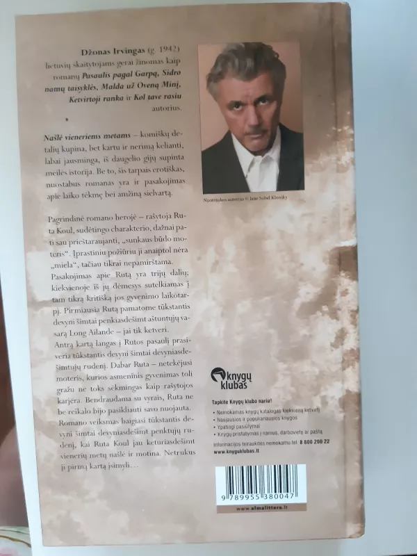 Našlė vieneriems metams - John Irving, knyga 3