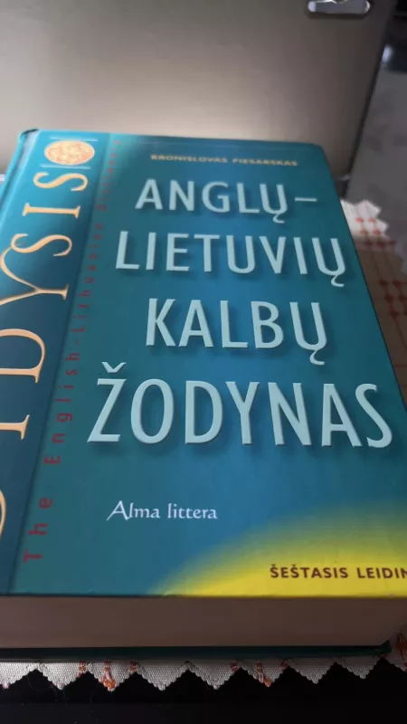 Anglų-lietuvių kalbų žodynas - B.Piesarskas, knyga 3
