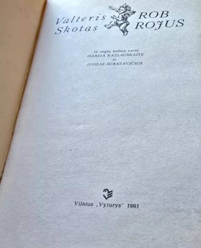 Rob Rojus - Valteris Skotas, knyga 3