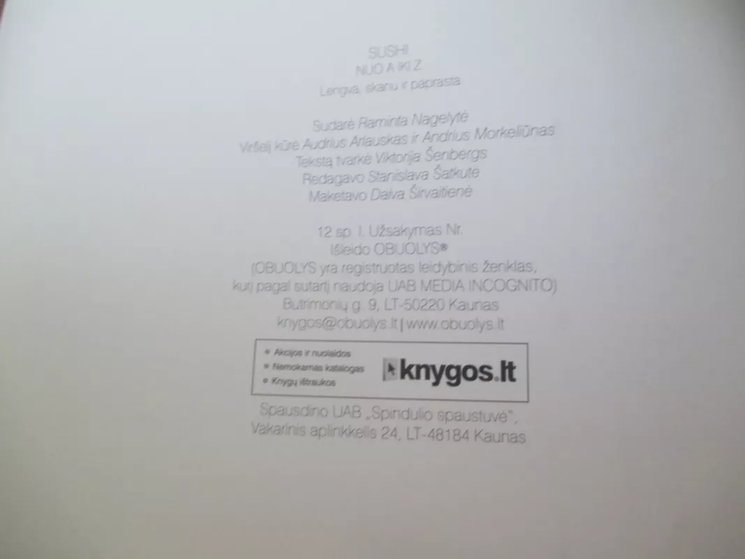 Sushi nuo A iki Z - Autorių Kolektyvas, knyga 6