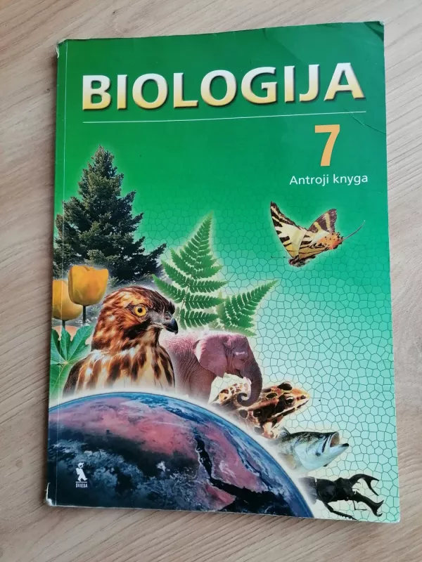 Biologija 7 klasei I-II dalys - Jūratė Mikulevičiūtė, knyga 2