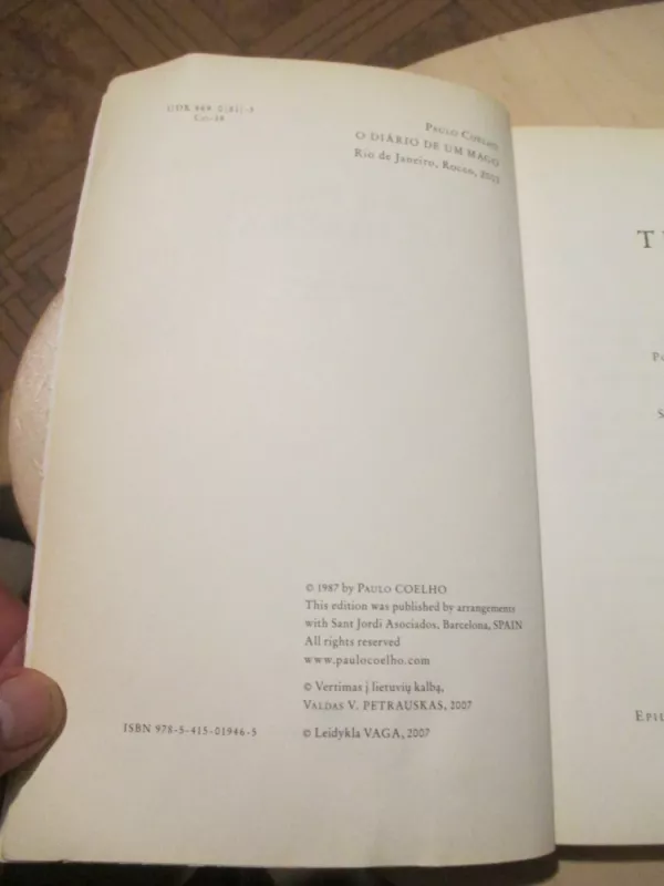 Piligrimas - Paulo Coelho, knyga 6