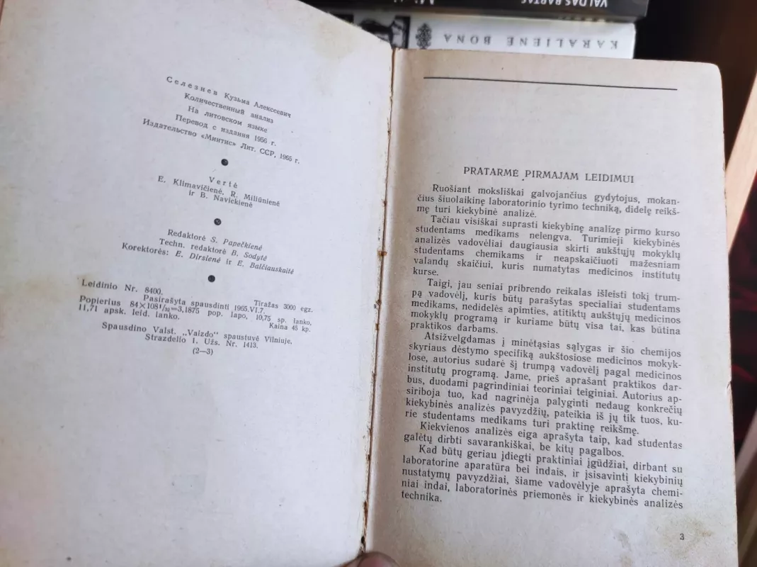 Kiekybinė analizė - Kazys Daukšas, knyga 3