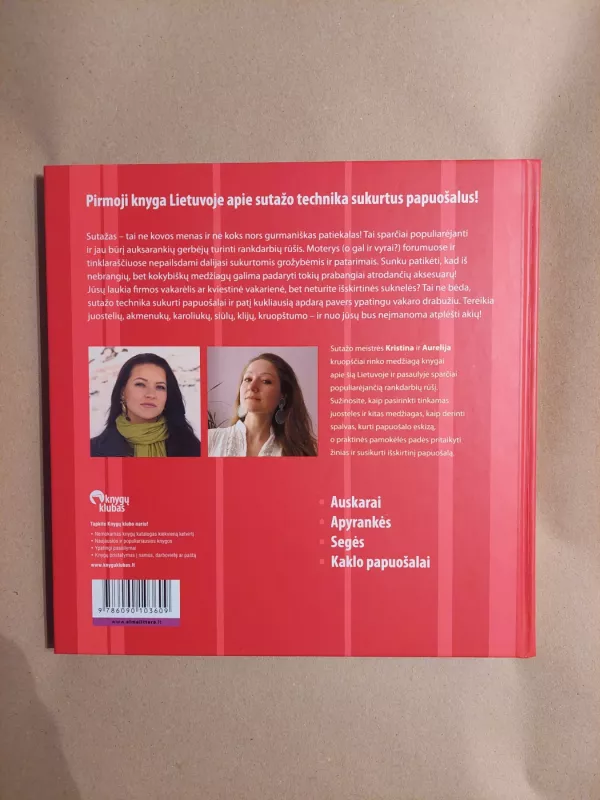 Sutažas. Žavūs papuošalai iš juostelių - Vytautas Žutautas, Aurelija  Jaruševičiūtė, knyga 3