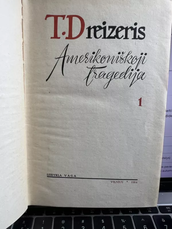 Amerikoniškoji tragedija (2 dalys) - T. Dreizeris, knyga 2